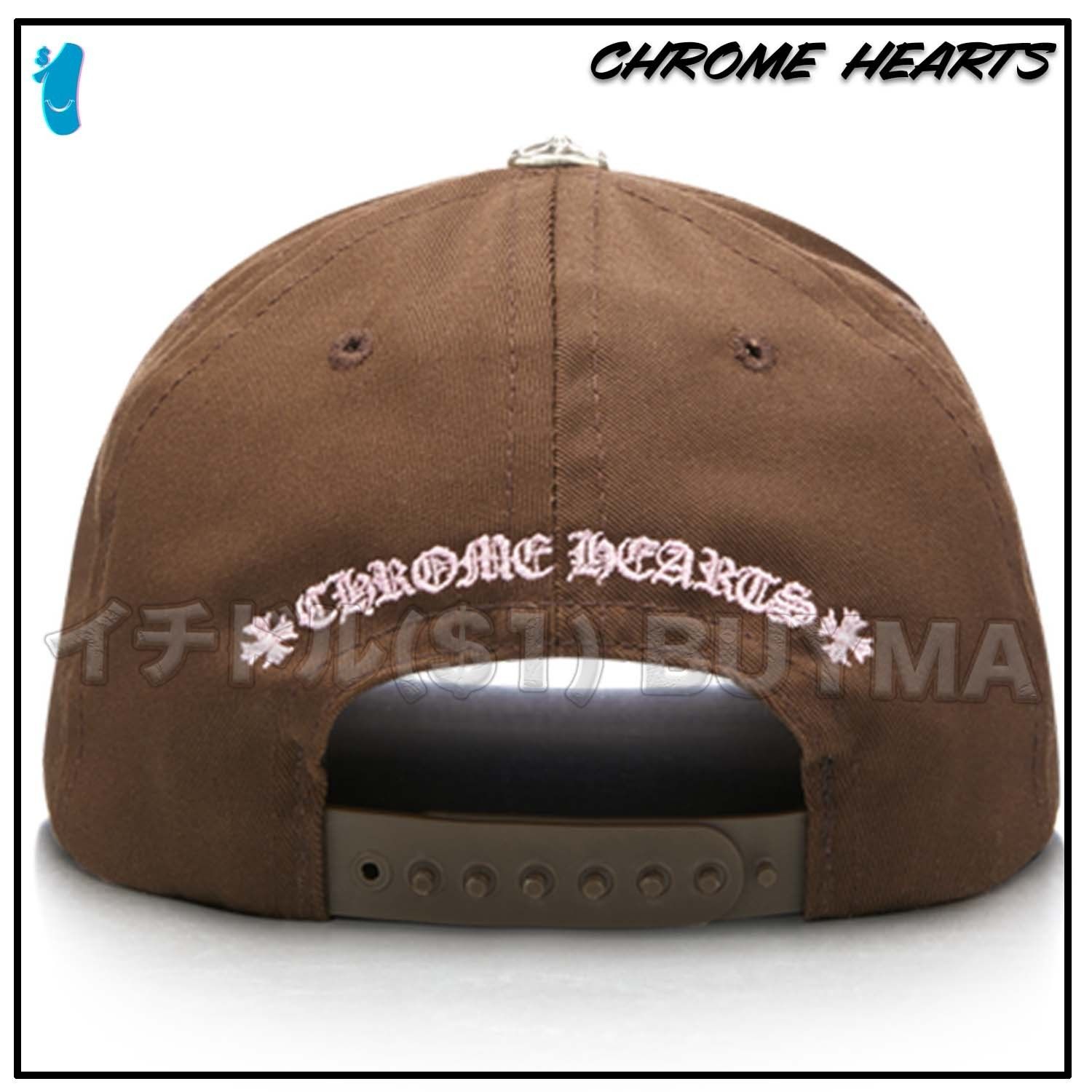 クロムハーツ CH CAP BROWN キャップ ハット 帽子 ブラウン 茶色
