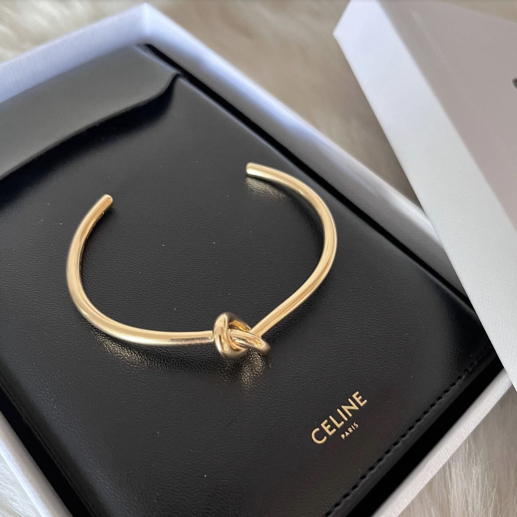 CELINE ☆ ノット ブレスレット ☆ ゴールド / シルバー (CELINE
