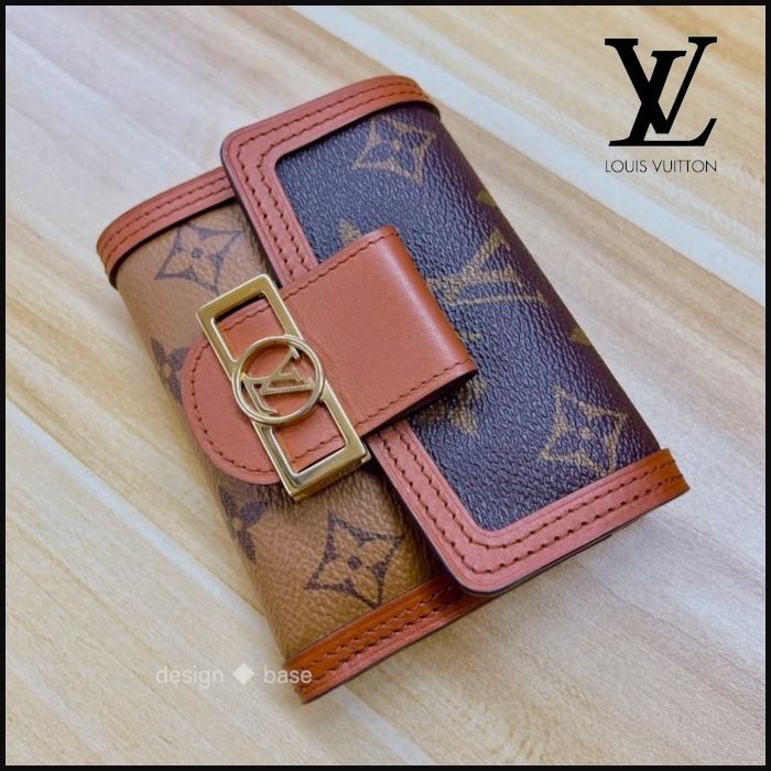 ◇かわいい【 LV 】ポルトフォイユ・ドーフィーヌ コンパクト (Louis