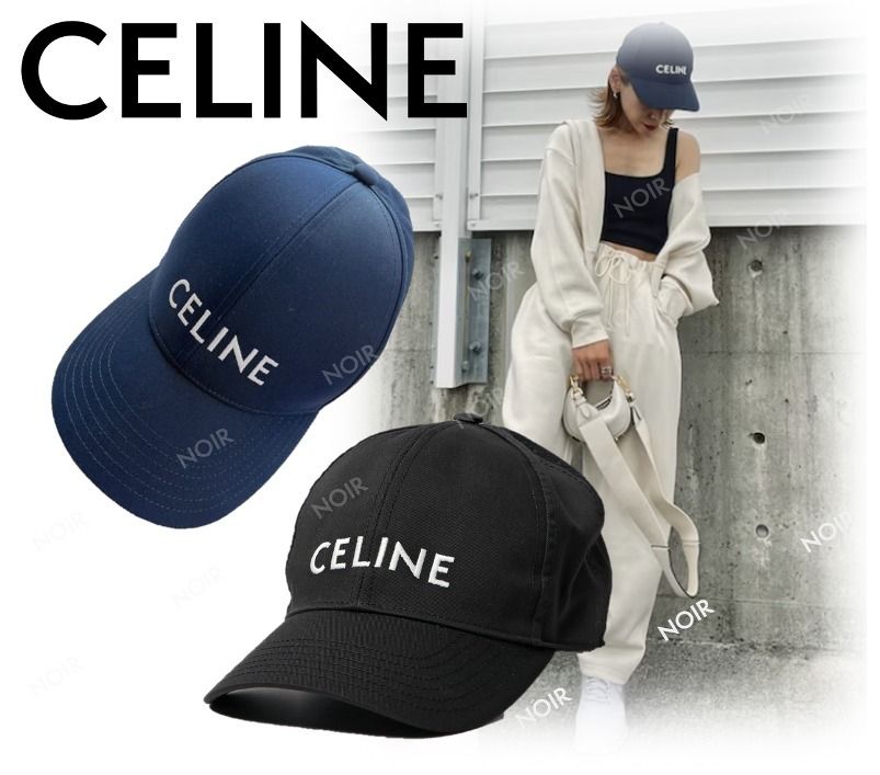 CELINE(セリーヌ) キャップ ブラック セリーヌ CELINE ブラック ベース