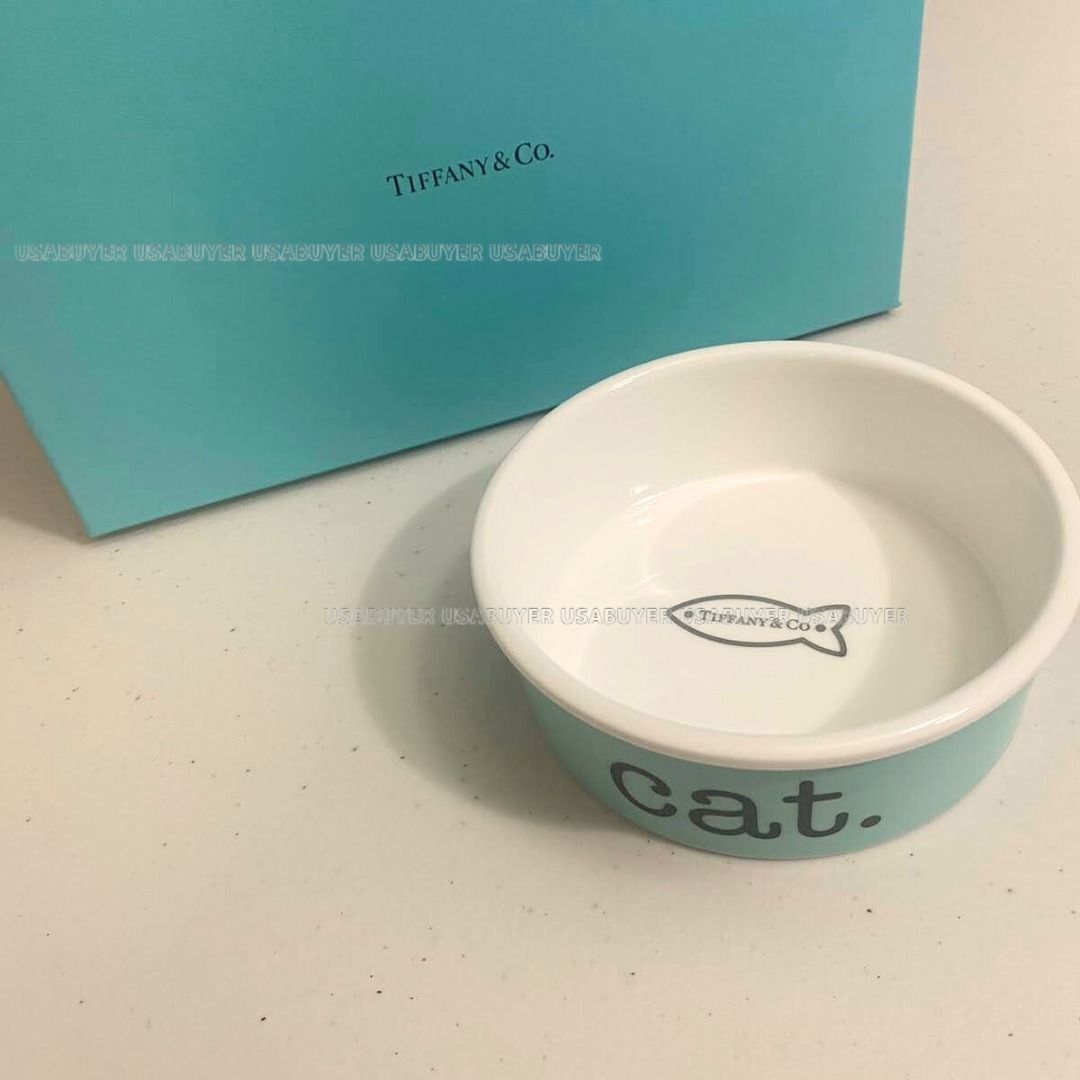Tiffany & Co. 猫用食器 ティファニーブルー Tiffany & Co. 猫用食器