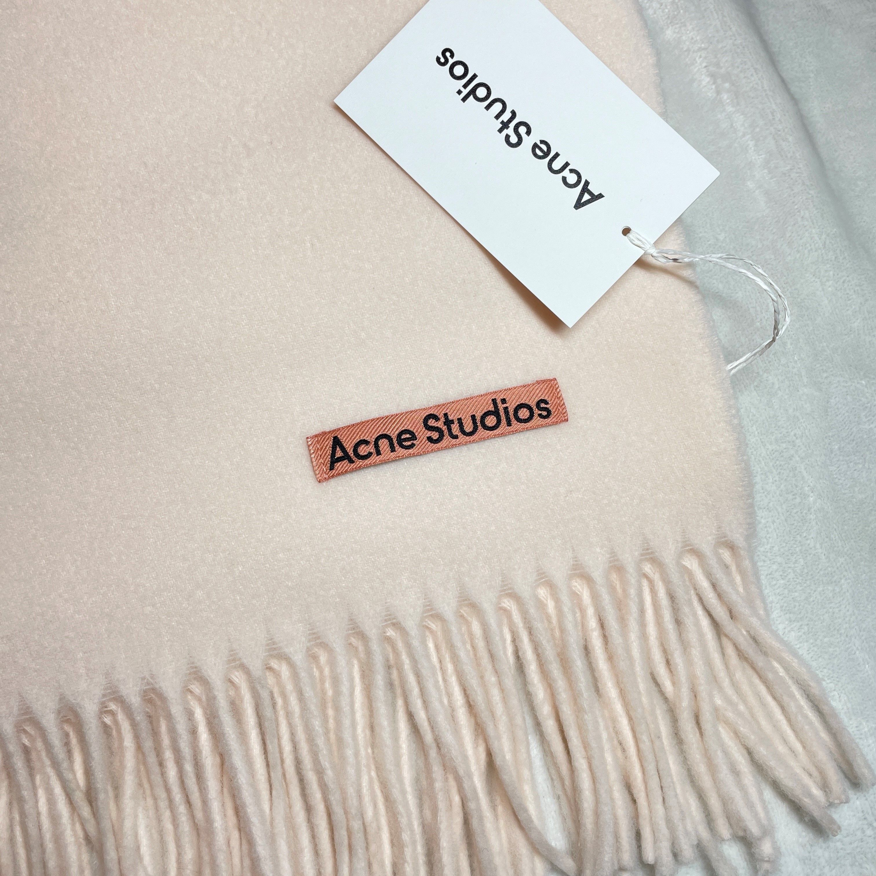 Acne Studios◇フリンジ オーバーサイズ ウールマフラー☆200x70 (Acne