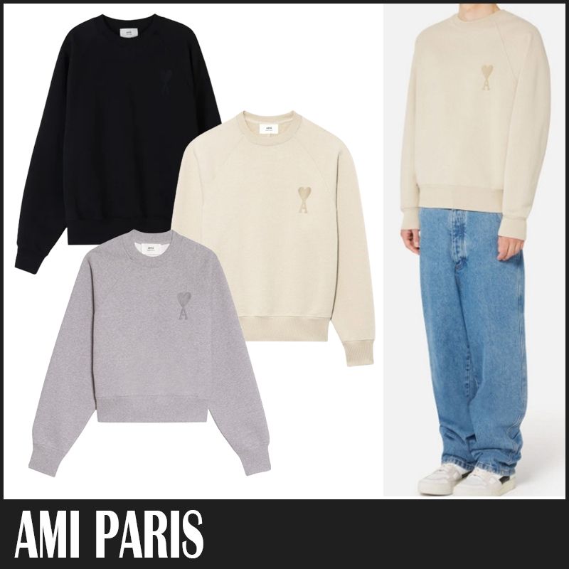 ☆送料関税込☆AMI ロゴ刺繍 スウェットシャツ☆超人気☆ (AMI PARIS