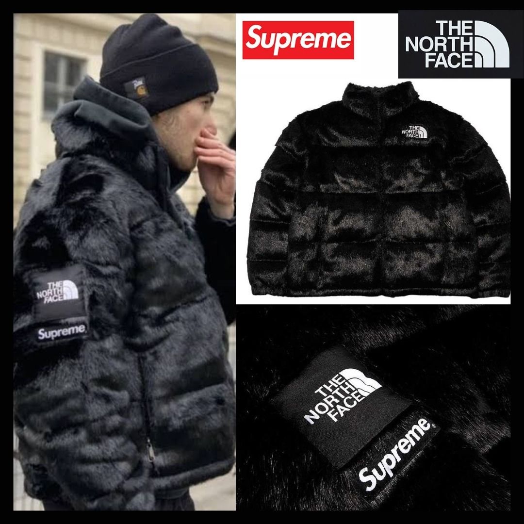 希少】Supreme×The North Face Faux Fur Nuptse Jacket (THE NORTH
