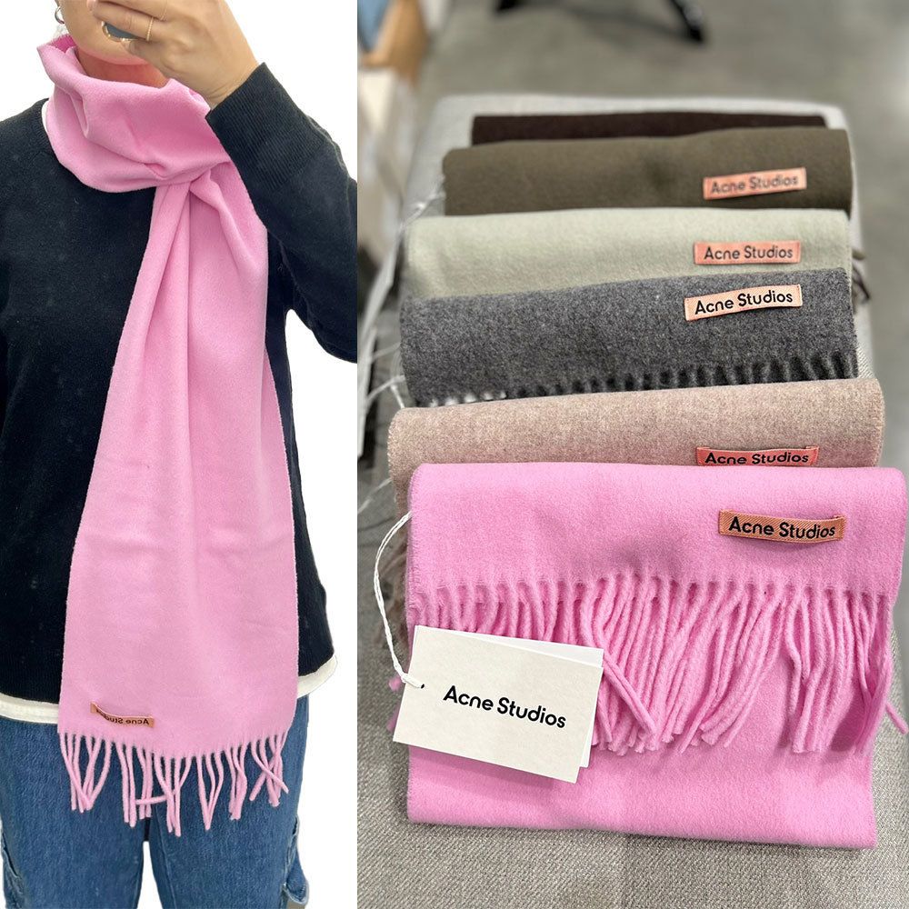 ACNE STUDIOS｜ フリンジウールスカーフ スキニー (Acne Studios