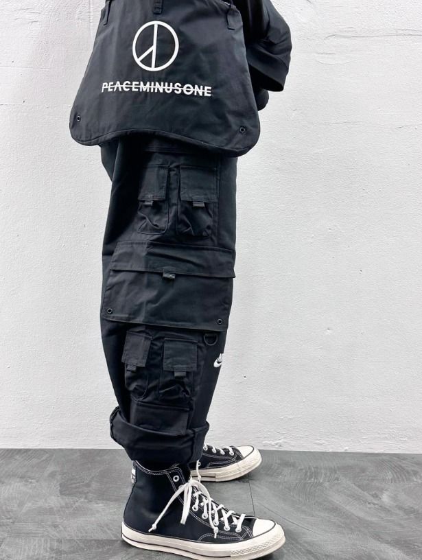 ☆関税込☆Nike x Peaceminusone☆コラボ Wide Pants Black