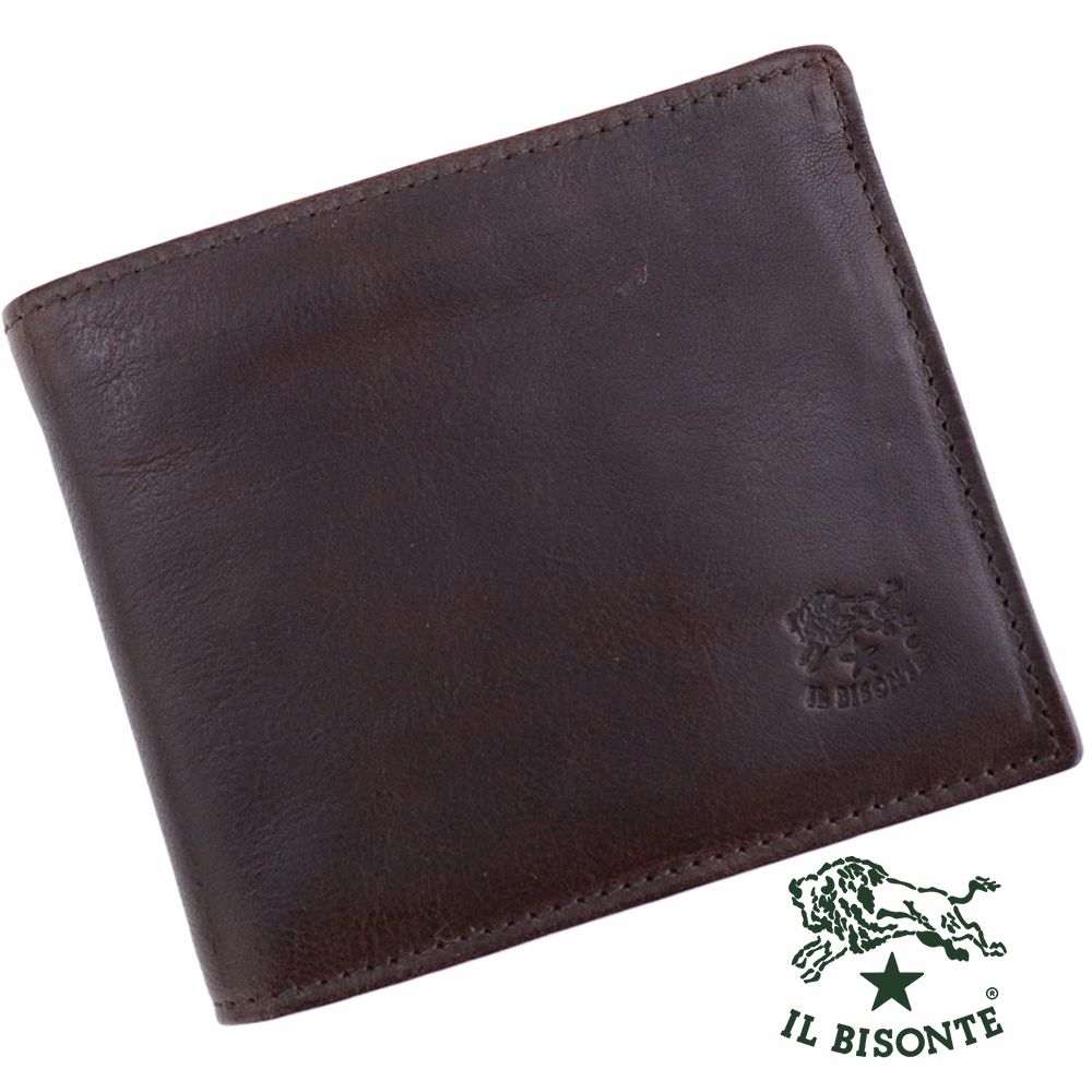 イルビゾンテ 財布 メンズ 二つ折り コインケース付き 本革 人気 (IL