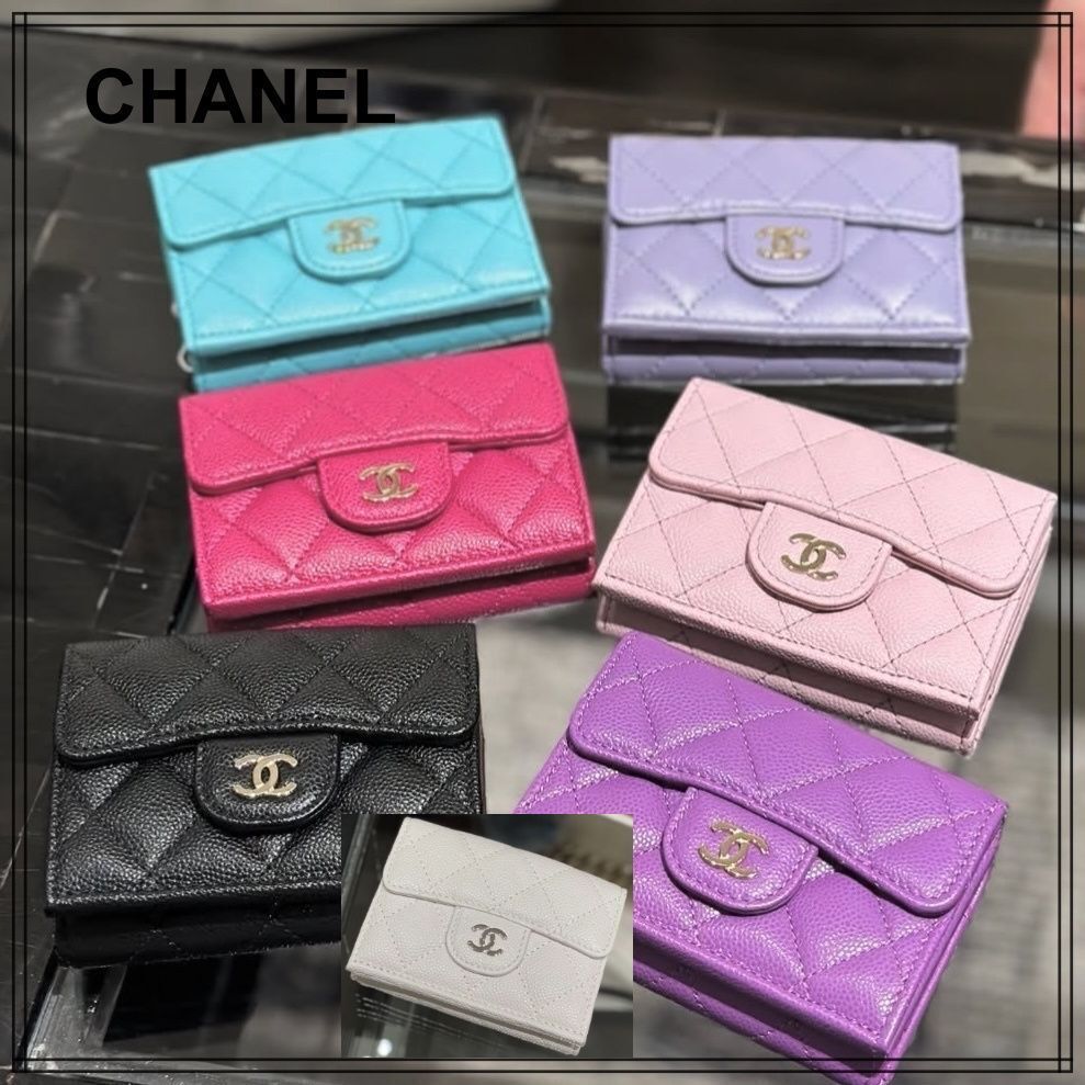 大人気商品【CHANEL】ミニ財布 スモールフラップウォレット (CHANEL