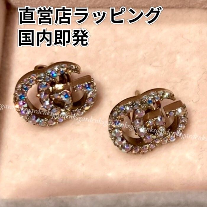 GUCCIピアス GUCCI グッチ ダブルG フラワー スタッズ ピアス (GUCCI