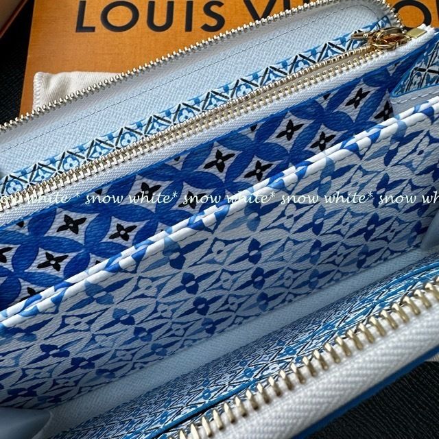 明日着 限定カラー♪ LV ジャイアントモノグラム 長財布 ZIPPY (Louis