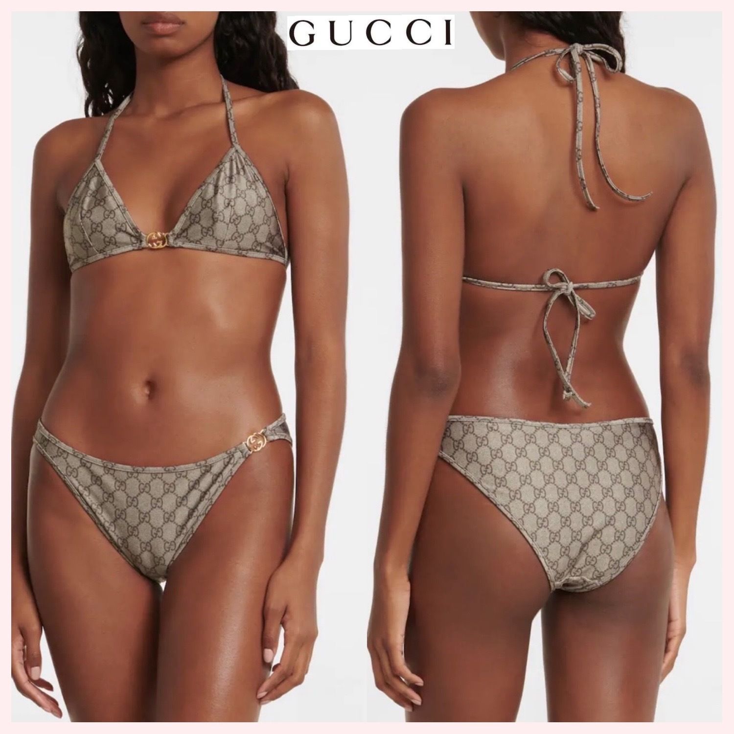 ☆GUCCI☆関税込♪日本未入荷♪GG ホルターネック ビキニ (GUCCI