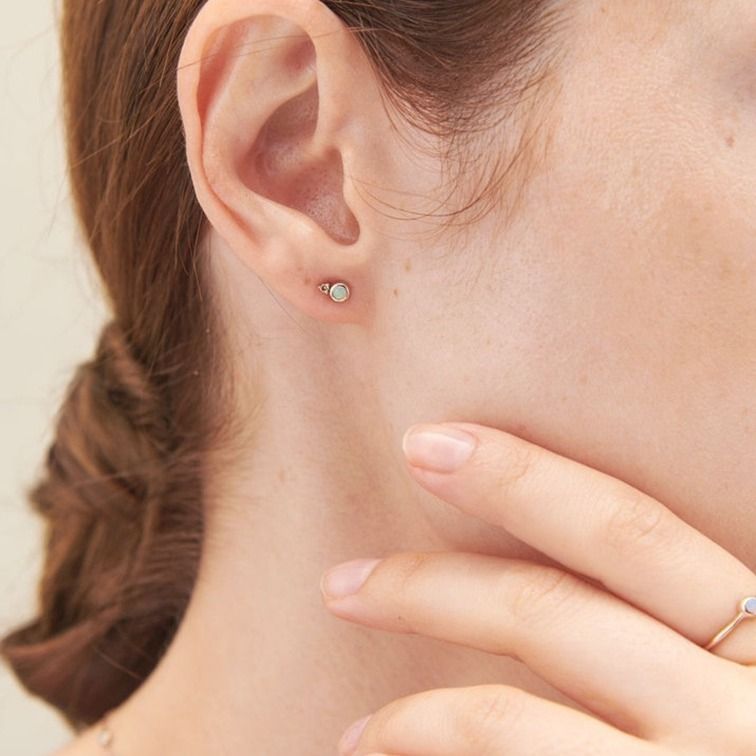 ete エテ オパール ピアス アメリカン eteK10YG パール アメリカン