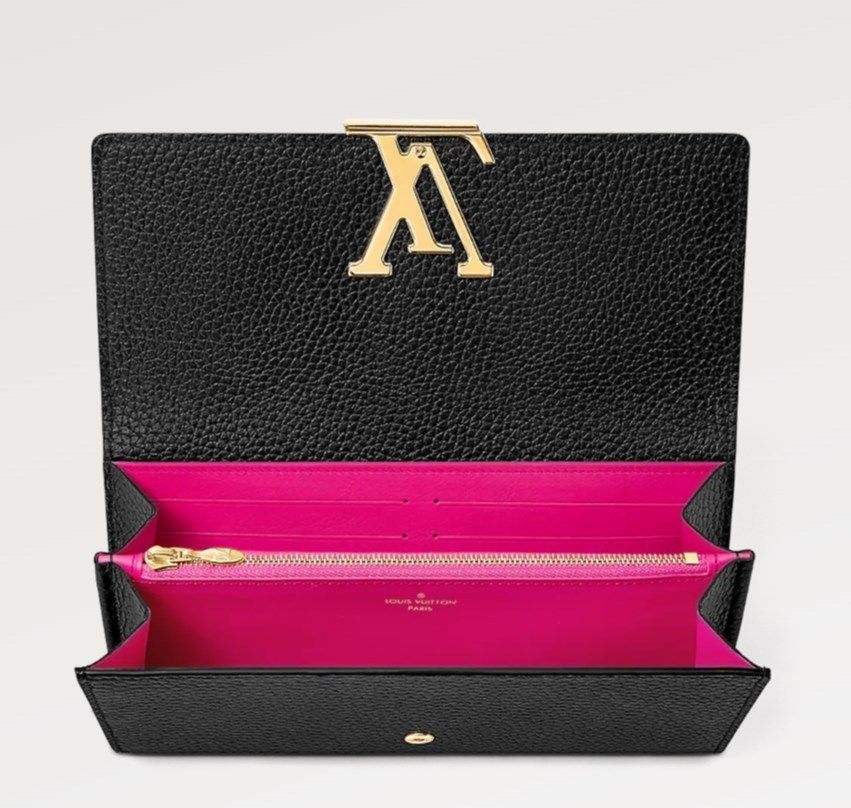 エレガント】Louis Vuitton ポルトフォイユ カプシーヌ 長財布 (Louis