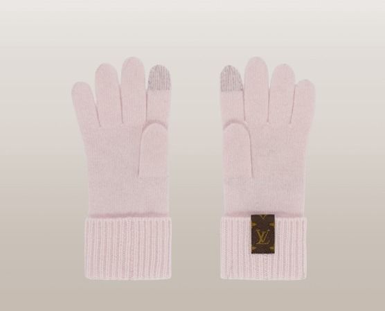 ギフトに最適 ヴィトン 手袋 グローブ 黒 ピンク アクセサリー (Louis
