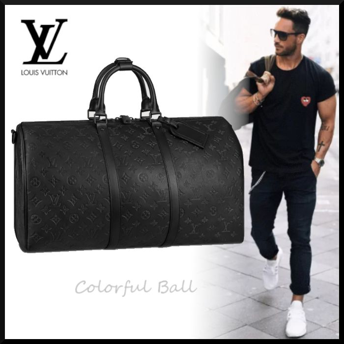 お洒落メンズへ】Louis Vuitton キーポル バンドリエール 50 (Louis