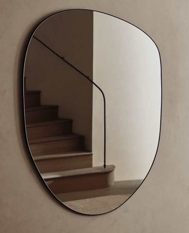 ZARA HOME イレギュラー シェイプミラー ウオールミラー 鏡 (ZARA HOME