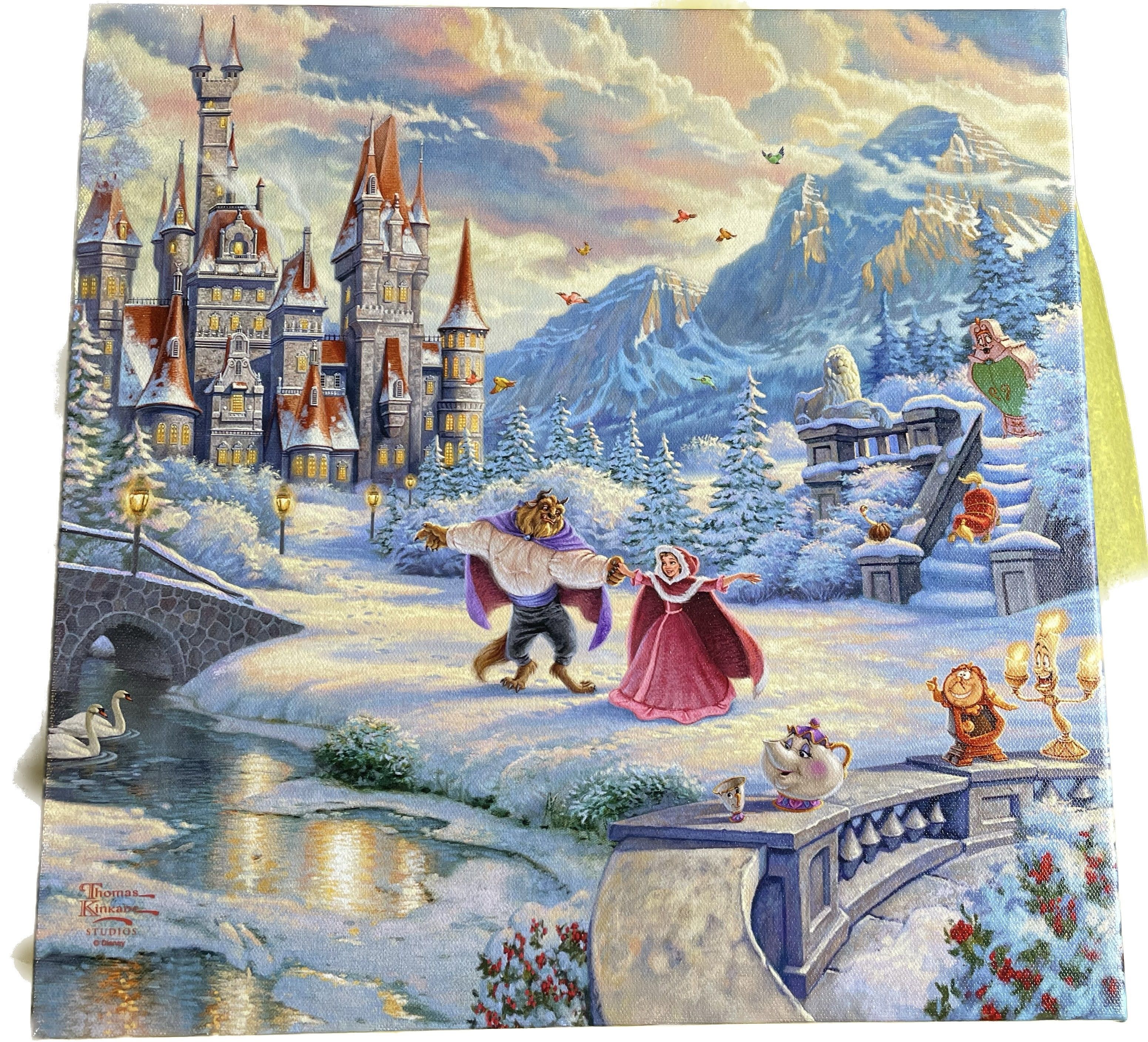 少し訳あり】ディズニーxキンケード 美女と野獣 冬景色 (Disney