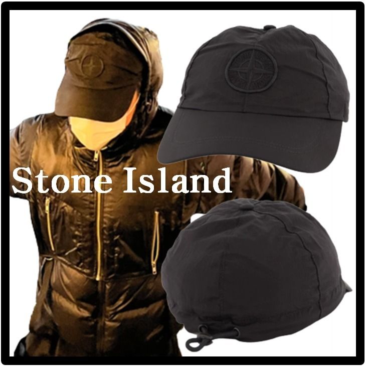 ☆関税込☆STONE ISLAND☆99576 ナイロンメタルボールキャップ