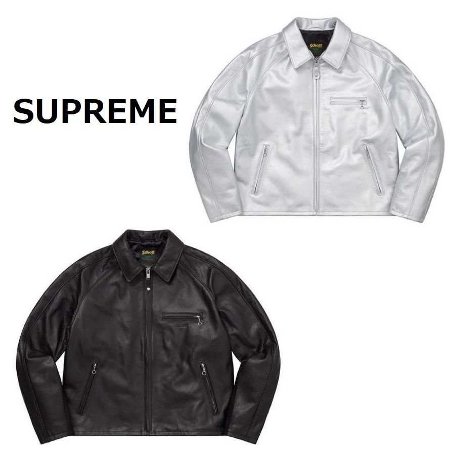 ジャケット・アウター Supreme / Schott Leather Racer Jacket Fall