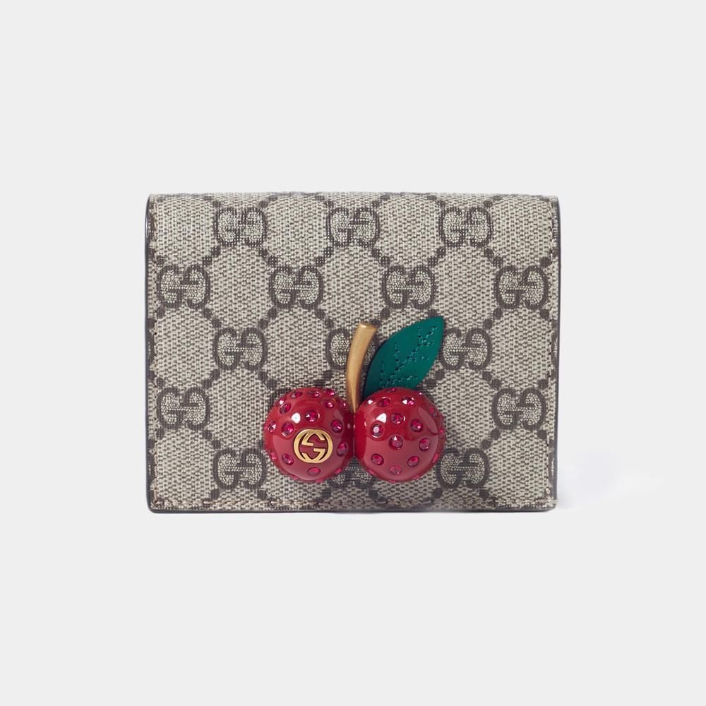 GUCCI 財布 さくらんぼ GUCCI グッチ さくらんぼ チェリー 二つ折り