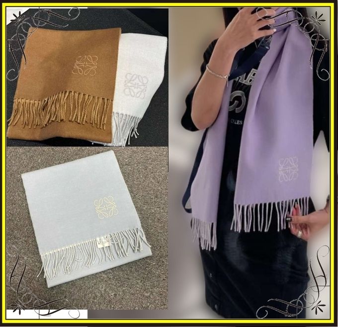 LOEWE ロエベ バイカラー マフラー