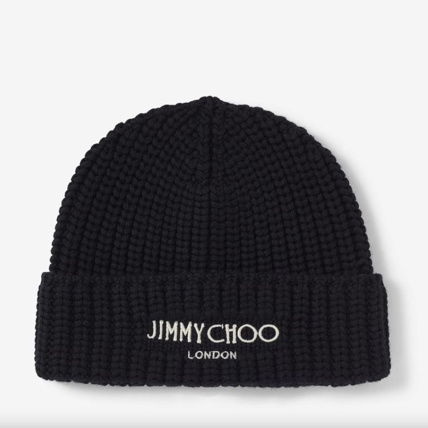 ギフトにも♪【Jimmy Choo】キャッシュウール ニット帽 (Jimmy Choo