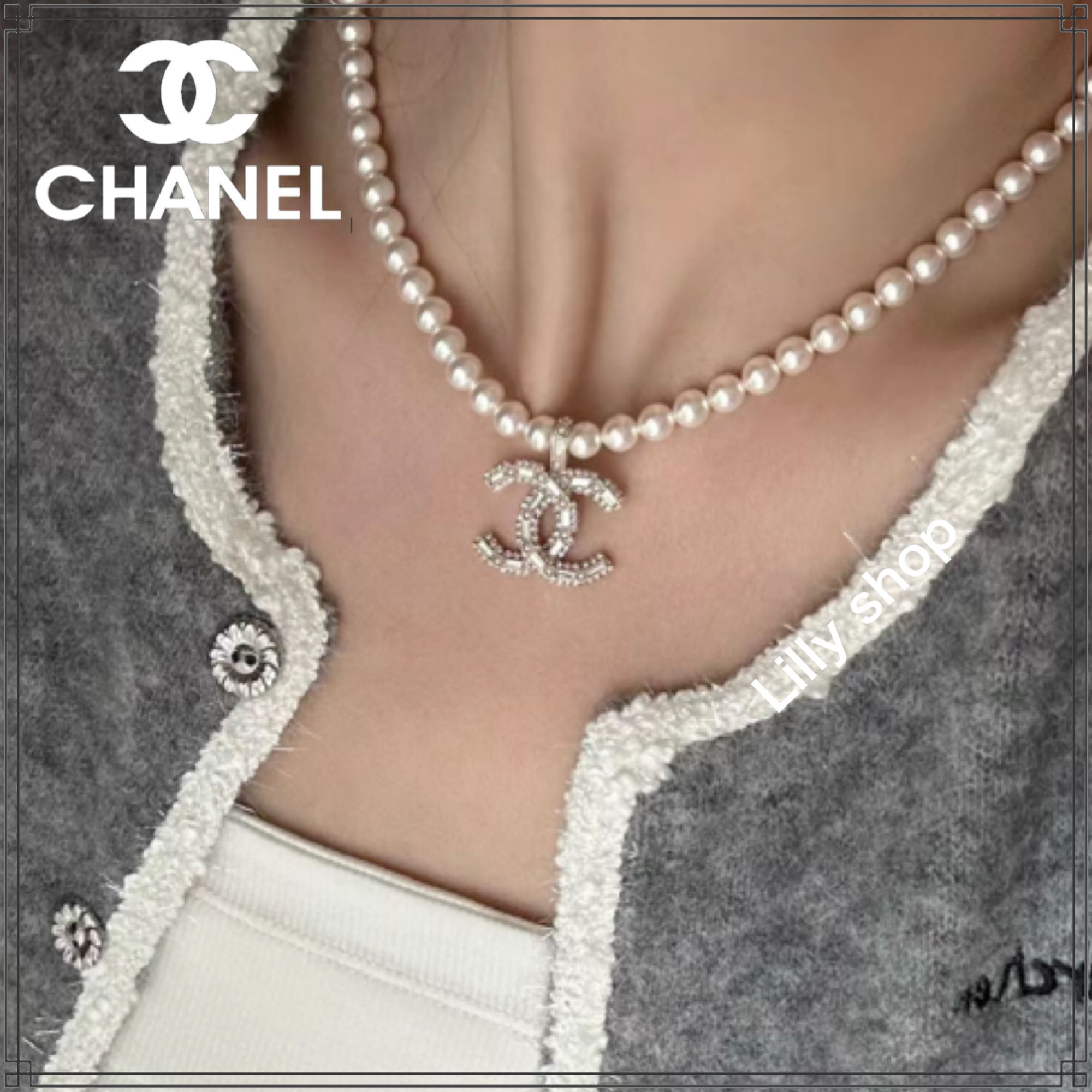 新作24C♡パールでお洒落度UP》【CHANEL】ネックレス (CHANEL
