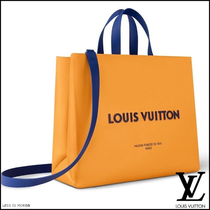 ルイヴィトン】ショッパー オレンジ バッグ MM (Louis Vuitton/トート