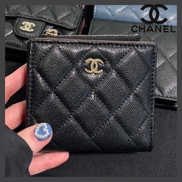 ☆使い勝手抜群☆CHANEL ミニ財布 2つ折り (CHANEL/折りたたみ財布