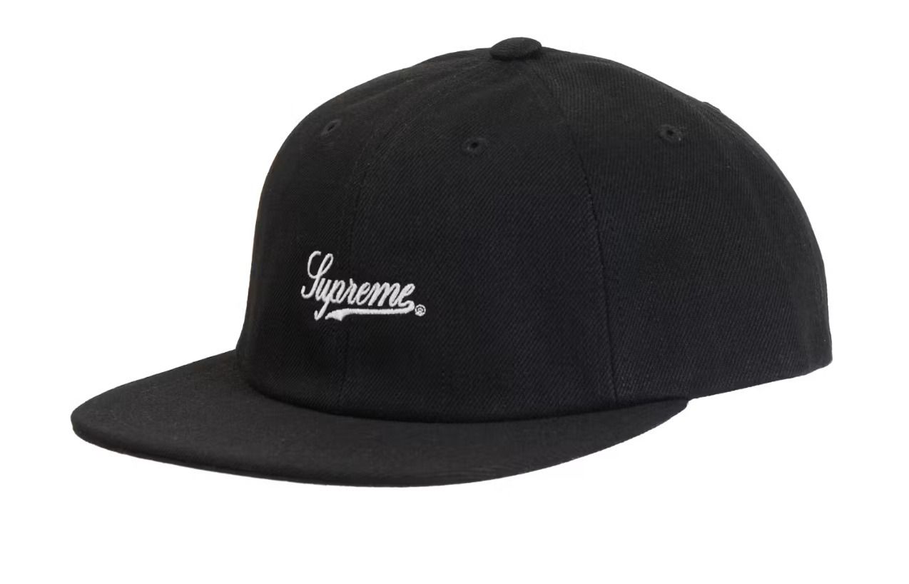 Supreme☆洗練された芸術☆スクリプトチェック柄キャップ (Supreme