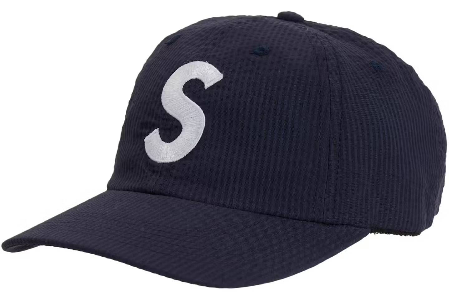 シュプリーム☆Sロゴキャップ☆Seersucker S Logo 6-Panel (Supreme