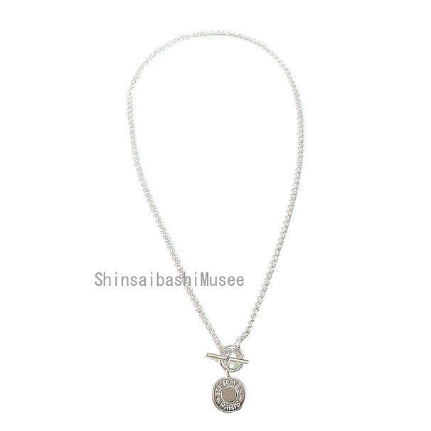 良品HERMES エルメスセリエペンダントトップシルバー箱付き