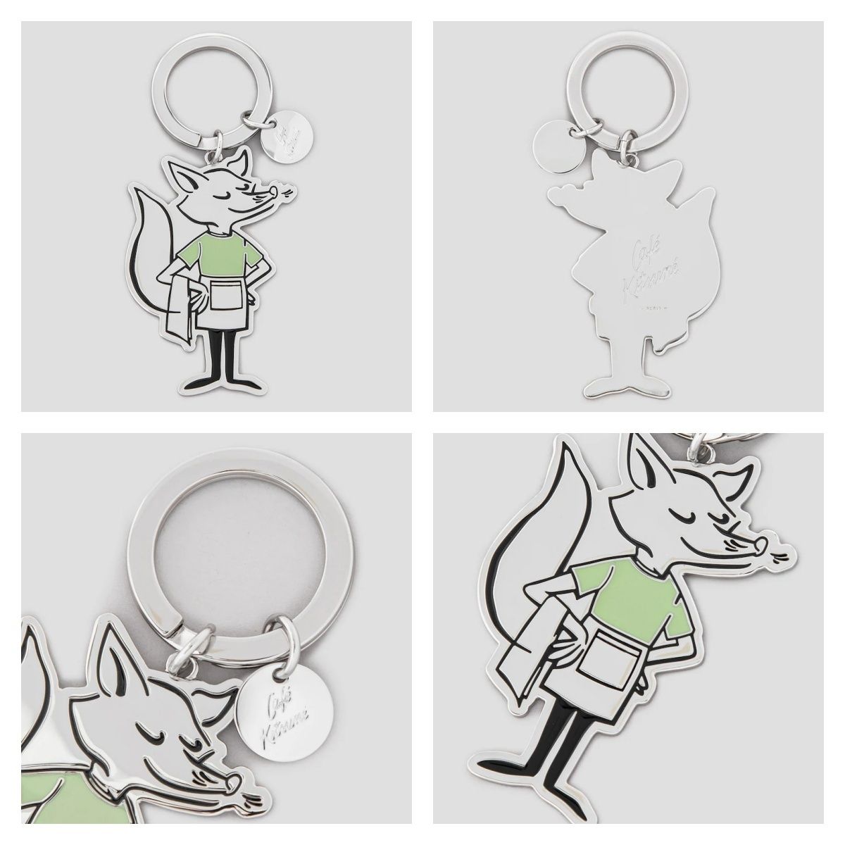 MAISON KITSUNÉ ストラップ オオカミチャーム付き Keyrings - Other