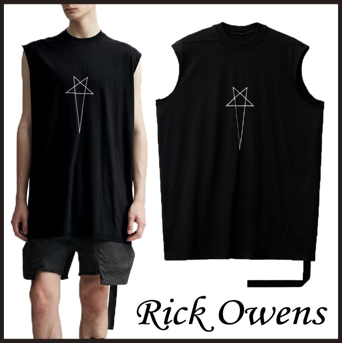 関税込】Rick Owens DRKSHDW タンクトップ クルーネック ロゴ (RICK