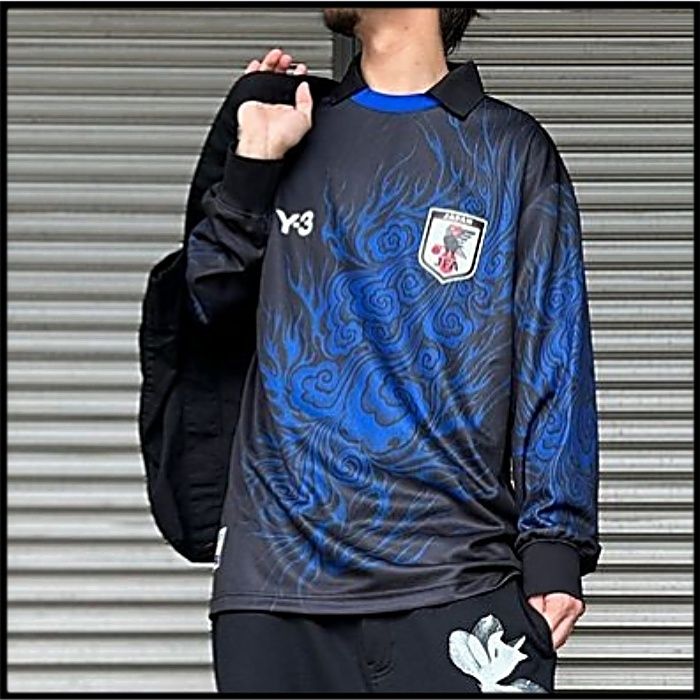 上田綺世 Y-3 サッカー日本代表 CW 長袖Tシャツ 上田綺世 Y-3 サッカー