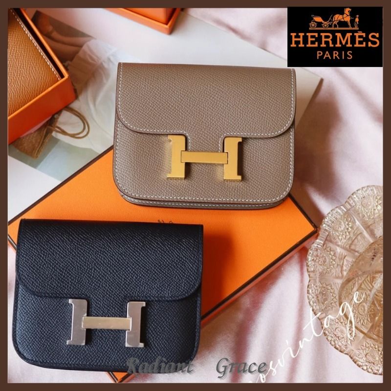 HERMES【入手困難！】エルメス コンスタンス コンパクト スリム