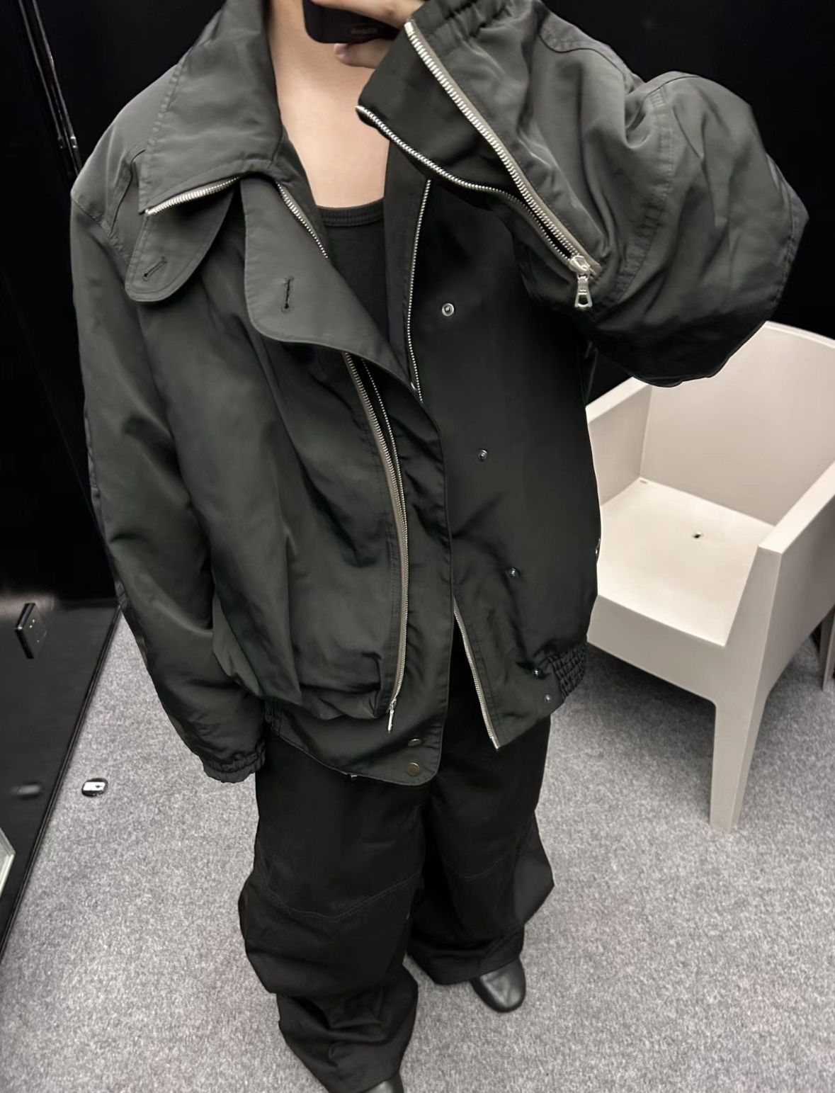 ブラック（黒）系 Dries Van Noten(ドリス ヴァン ノッテン) ブルゾン