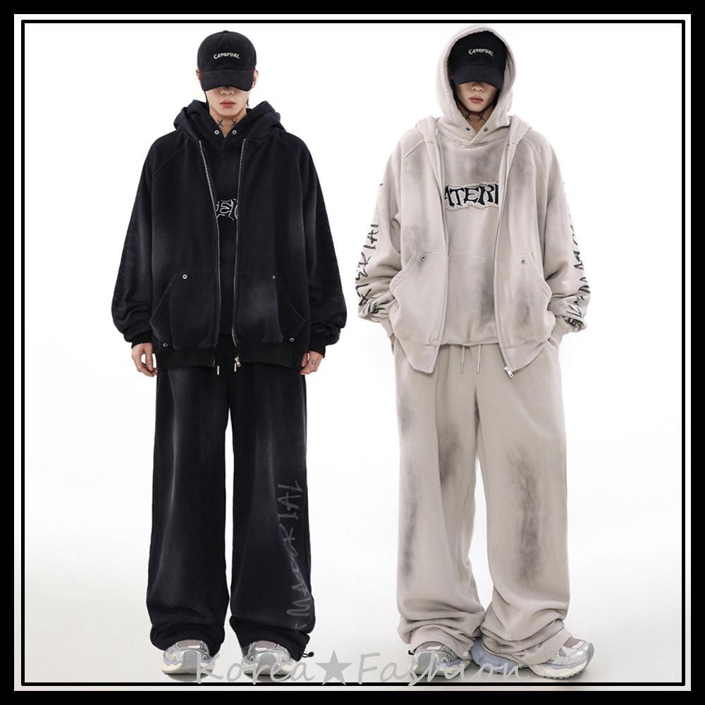 新品未使用】MAZZEL ジップアップパーカー スウェットパンツ Mサイズ