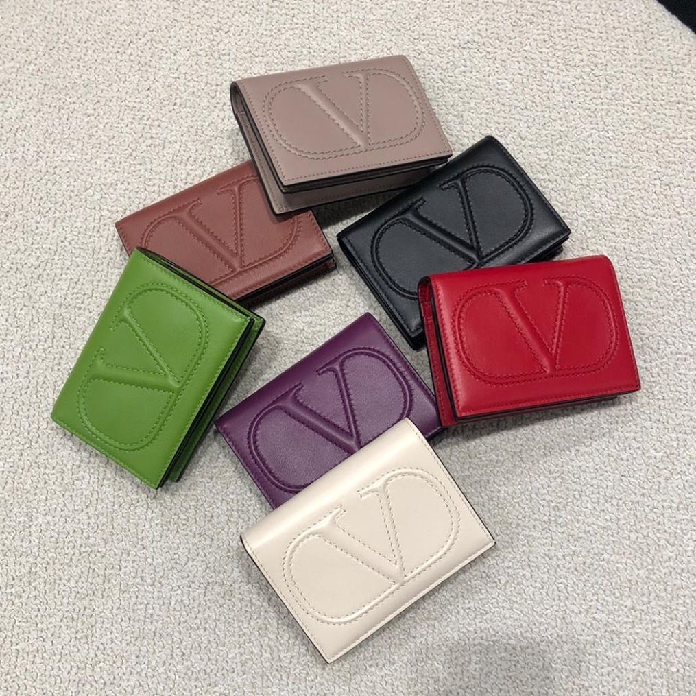 VALENTINO Vロゴ 二つ折りウォレット・財布 (VALENTINO/折りたたみ財布