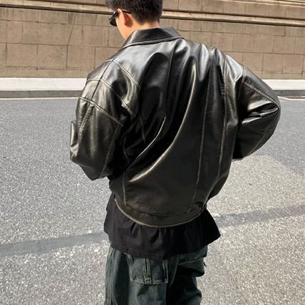 ストリート ライダース ジャケット シングル 全2色 韓国系 m6292