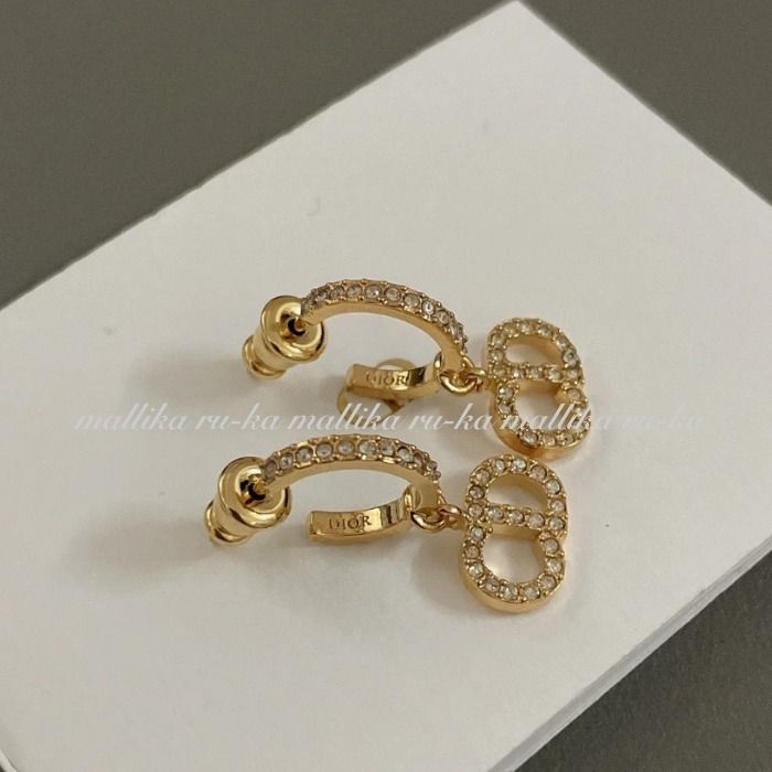 国内発【DIOR】Clair D Lune ピアス クリスタル (Dior/ピアス