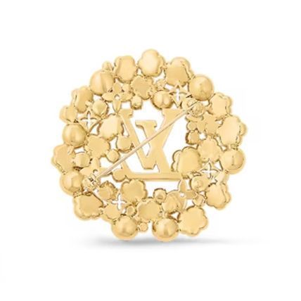 コーデが華やかに＊プレゼントに！】ルイヴィトン ブローチ 花 (Louis