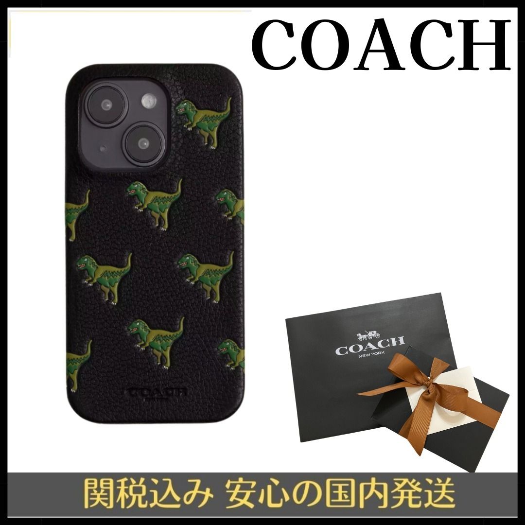 すぐ届く 【COACH】 IPHONE 15 PRO ケース・レキシー (Coach/iPhone