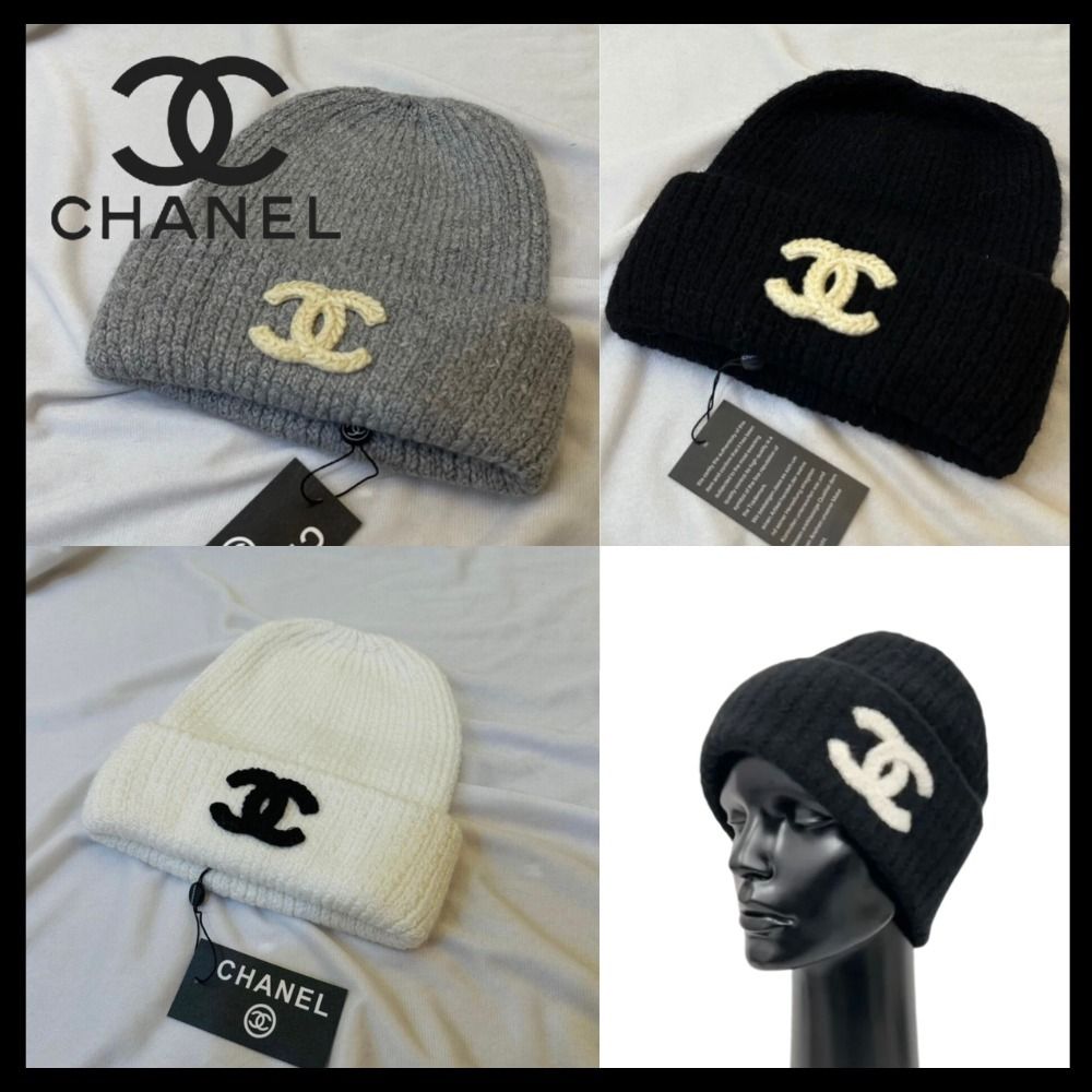 シャネルのノベルティニットキャップ 夕犀☆様専用 CHANEL ノベルティ