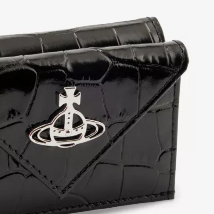 内側に素敵な柄あり?新登場】Vivienne Westwood 3つ折り財布 エナメル