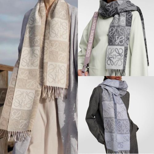 大人気☆】LOEWE ロエベ マフラー リバーシブル 可愛い♪ (LOEWE