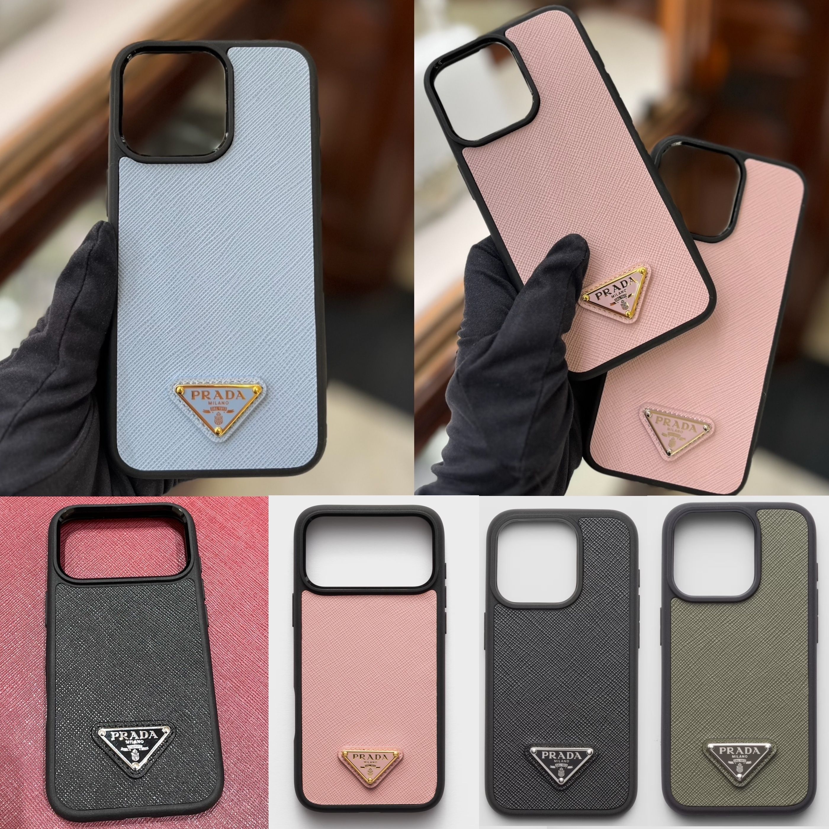 PRADA【入手困難】☆サフィアーノレザー☆ iPhoneケース☆全色 (PRADA