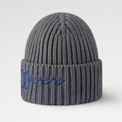 刺繍ロゴがお洒落♪】ルイヴィトン ニット帽 ビーニー (Louis Vuitton