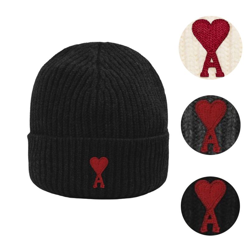 AMI PARIS ハートロゴ ニットキャップ ビーニー (AMI PARIS/ニット