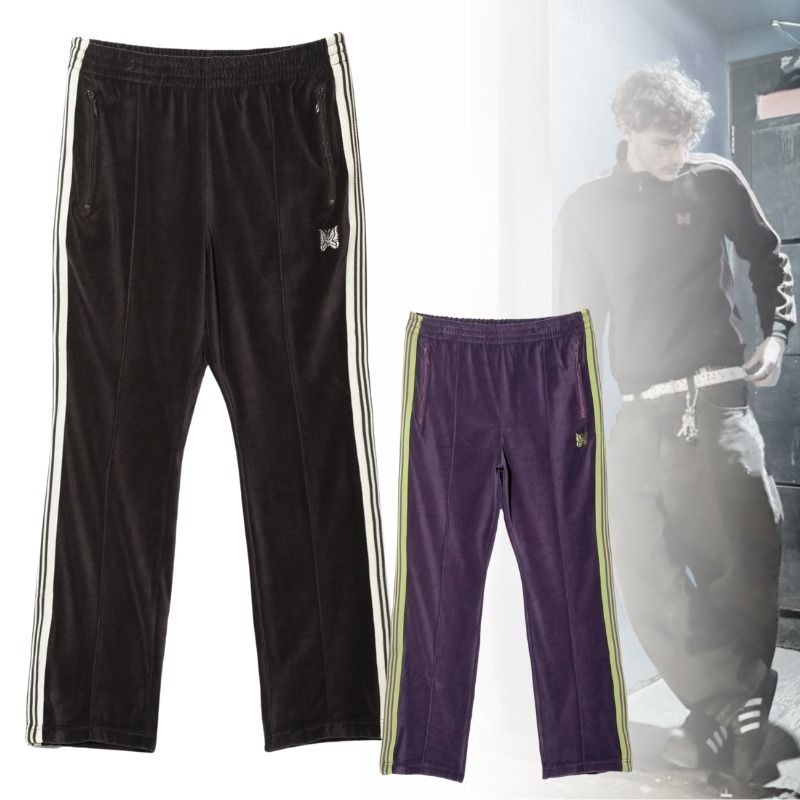 大人気【NEEDLES】ニードルズ メンズ Velour Narrow Track Pant